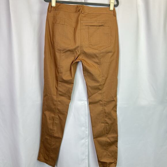 ST JOHN Women Sz 4 Siena Cotton Stretch Straight Leg 5 Pocket Pants - Picture 9 of 10